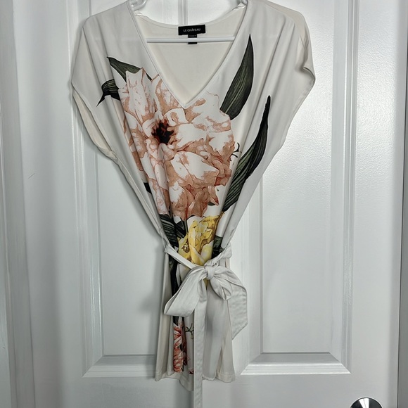 Le Chateau Floral Blouse | Size M - Picture 4 of 8
